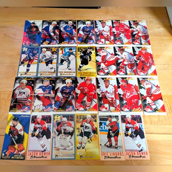 25+ NHL 1993 Fleer Power Play Tall Boy Hockey Trading Cards Lot 🏒 - Picture 2 of 8